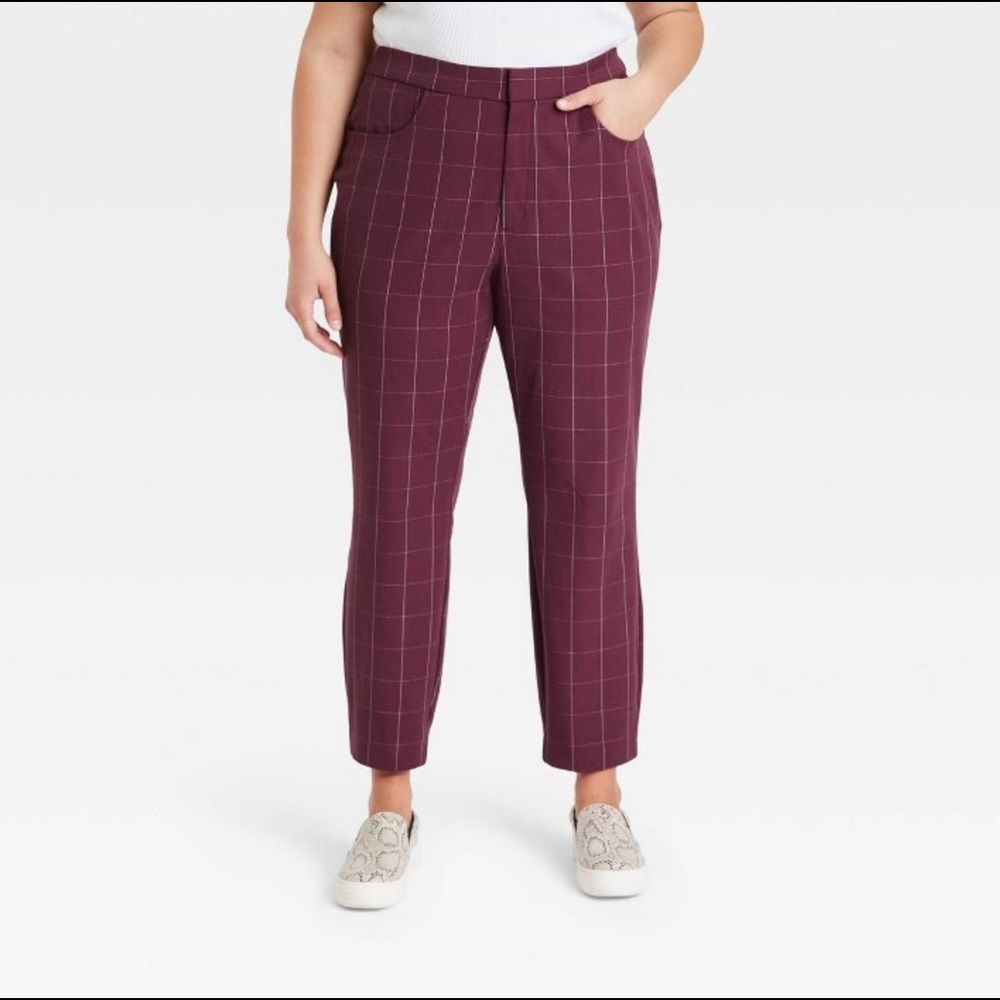 NWOT- A New Day Red Pants- Size 22